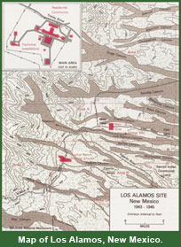 jMap of Los Alamos, New Mexico