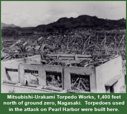Mitsubishi-Urakami Torpedo building destroyed